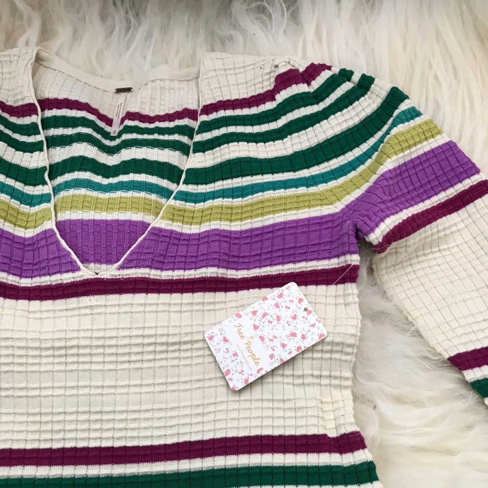 Free People Gidget Knit Sweater Dress - Picture 5 of 8